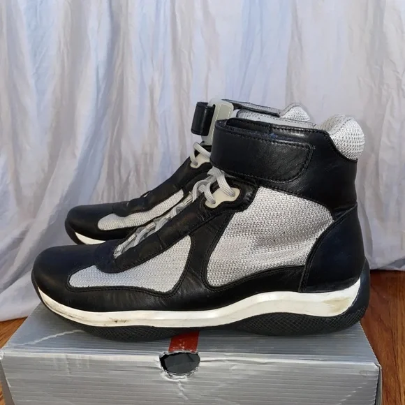 100% Authentic Prada high top sneakers - Picture 2 of 9